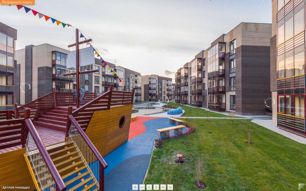 Обложка проекта: Виртуальный тур жилого комплекса "Бавария"