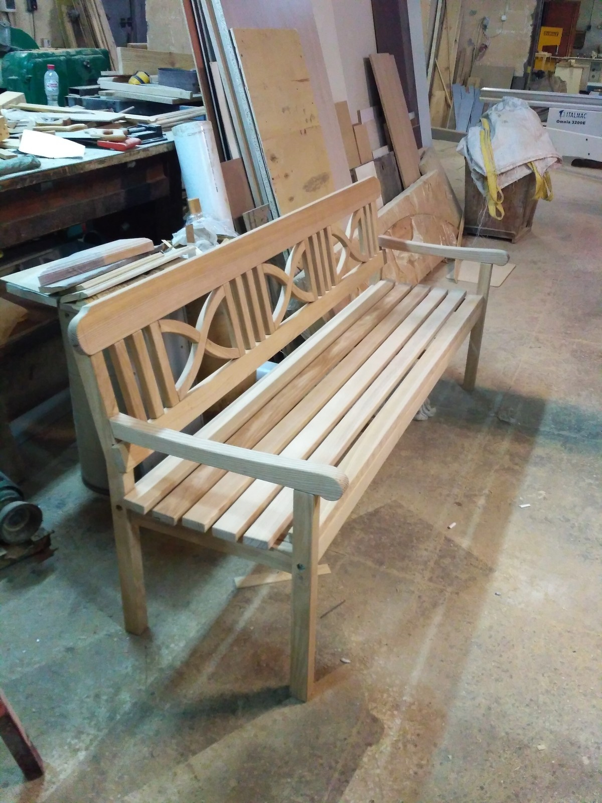 Обложка проекта: Скамья из ясеня