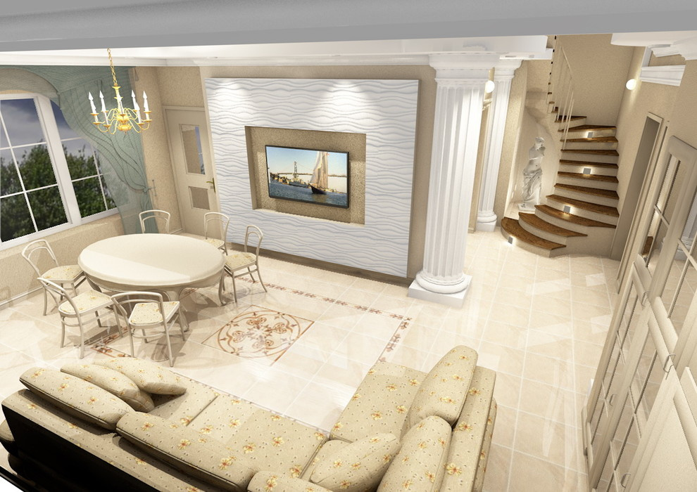 Обложка проекта: интерьер таунхауса в жк Велит