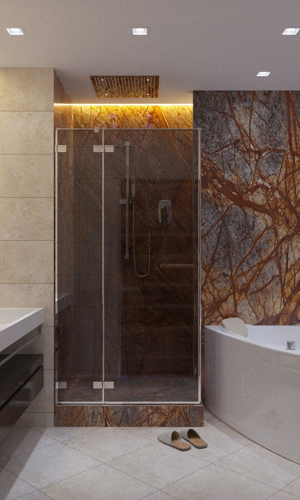 Западное Кунцево. 135 кв.м. Москва. Современная квартира с элементами экостиля.