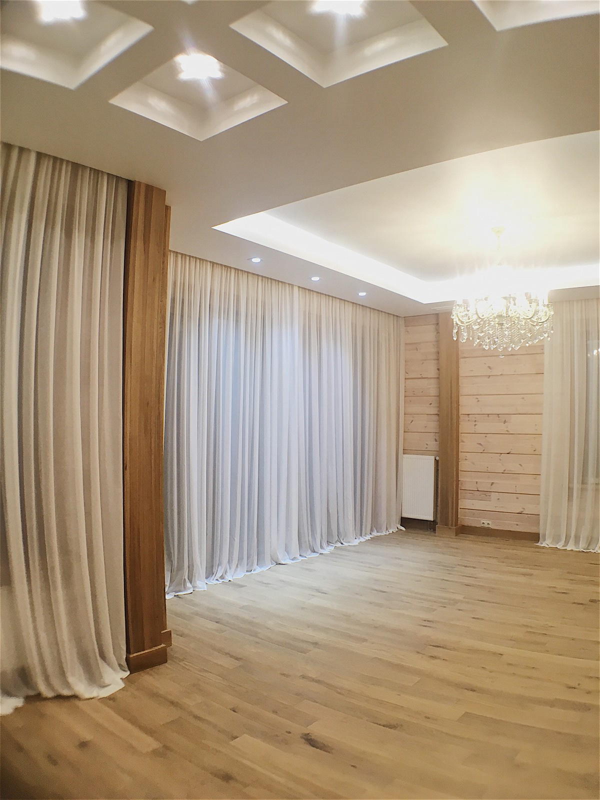 Шторы в деревянном доме КП Павлово-2