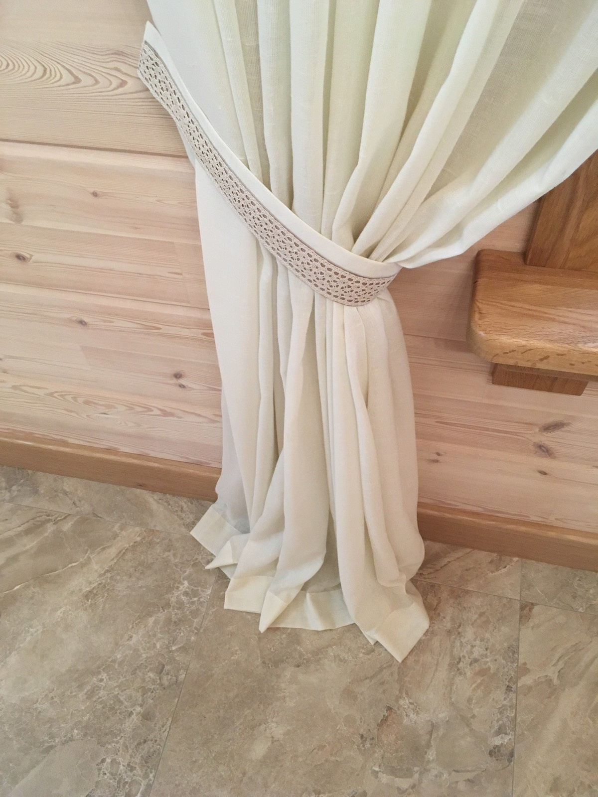 Шторы в деревянном доме КП Павлово-2