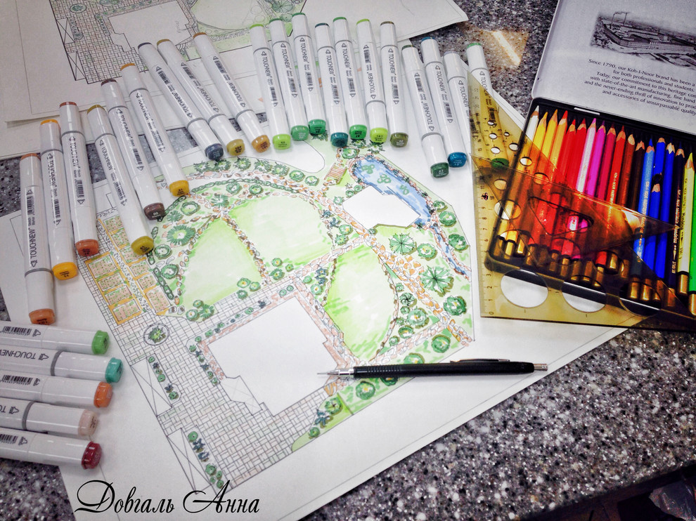 Обложка проекта: Реализация ландшафтного дизайн-проекта