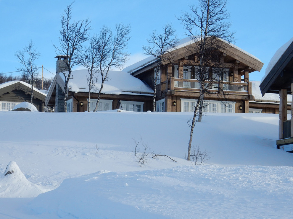 Дизайн каркасного дома в Норвежскром стиле
