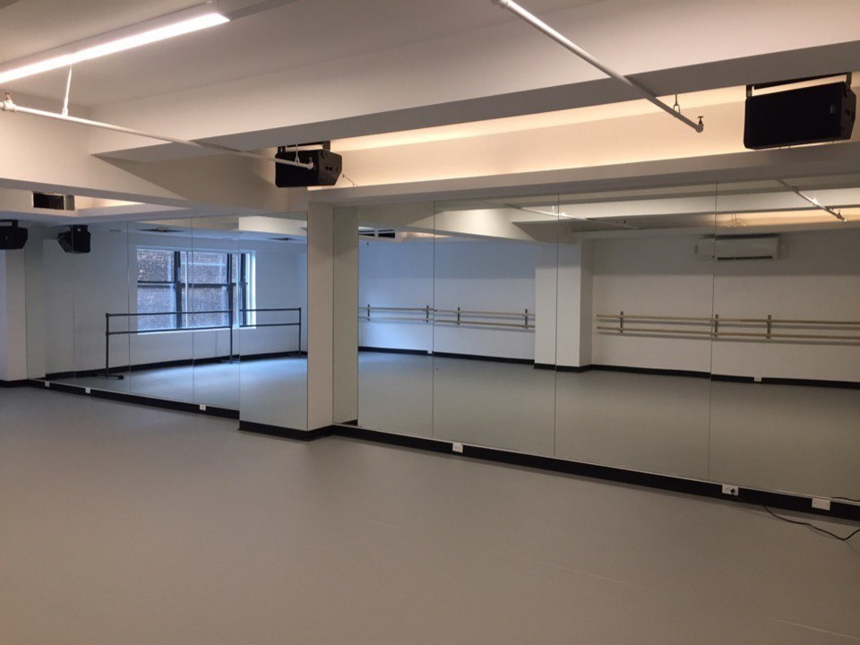 Glass Wall For Broadway Dance Studio