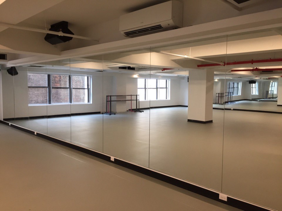 Glass Wall For Broadway Dance Studio
