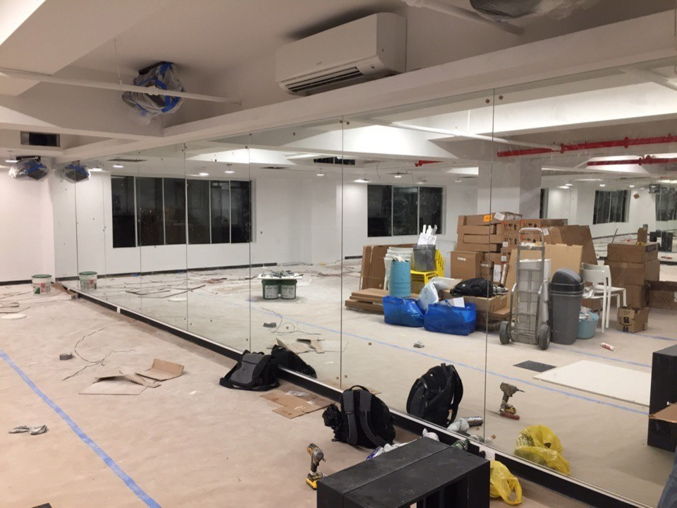 Glass Wall For Broadway Dance Studio