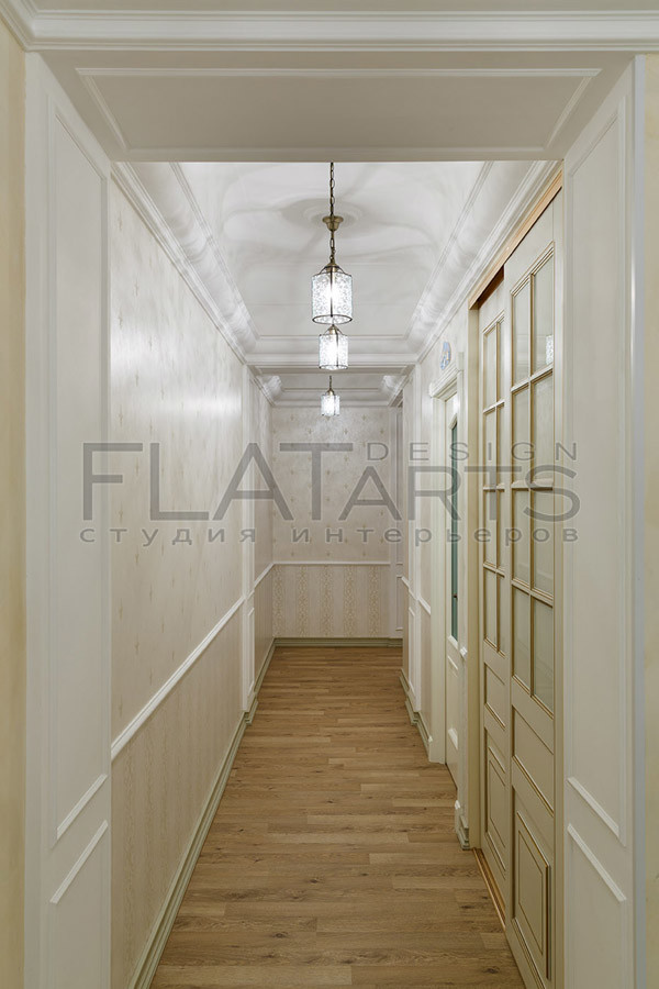 Фото 4-ной квартиры 134кв.м. в  стиле неоклассика