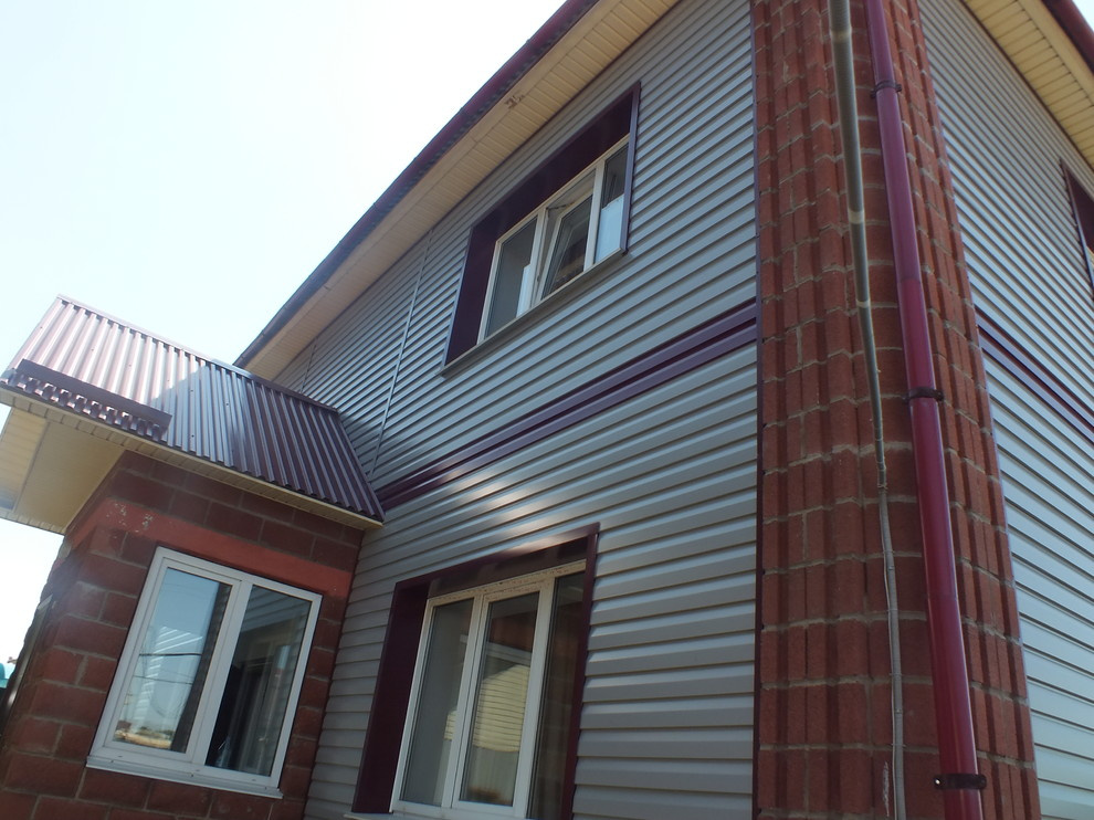 фасад из металлического сайдинга