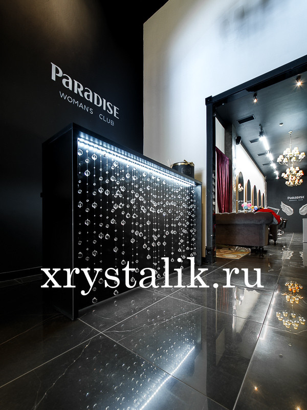 Оформление женского клуба Paradise Санкт-Петербург