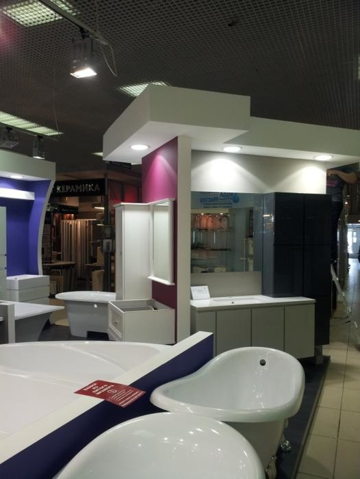 Монтаж торгового павильона