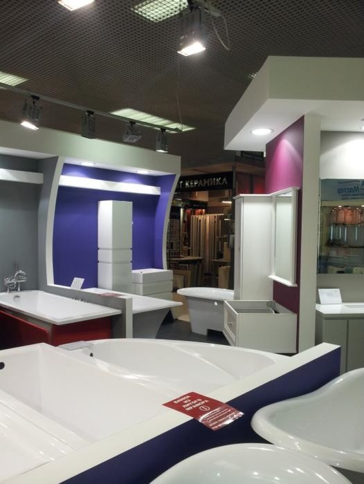 Монтаж торгового павильона