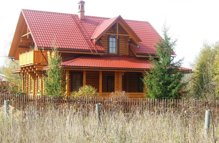 Монтаж сруба в "Завидово"