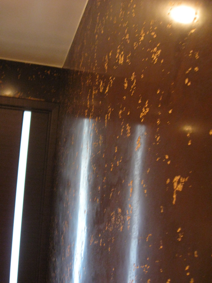 Декор квартиры :эффекты  травертин и антико.