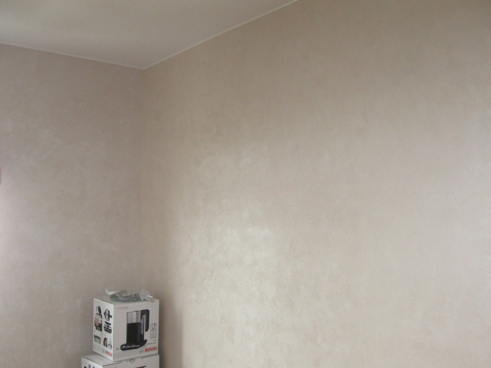 Декор квартиры :эффекты  травертин и антико.