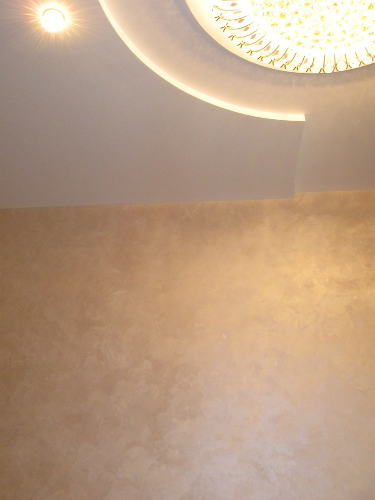 Обложка проекта: Декор квартиры :эффекты  травертин и антико.