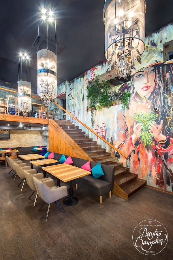 Restaurant "Cup of Rice " , Kiev ,  Ukraine