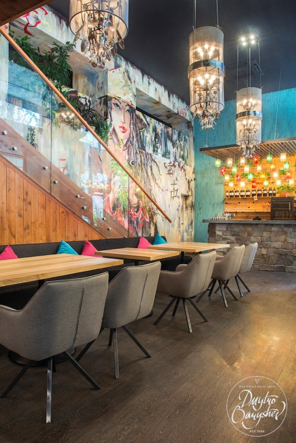 Restaurant "Cup of Rice " , Kiev ,  Ukraine