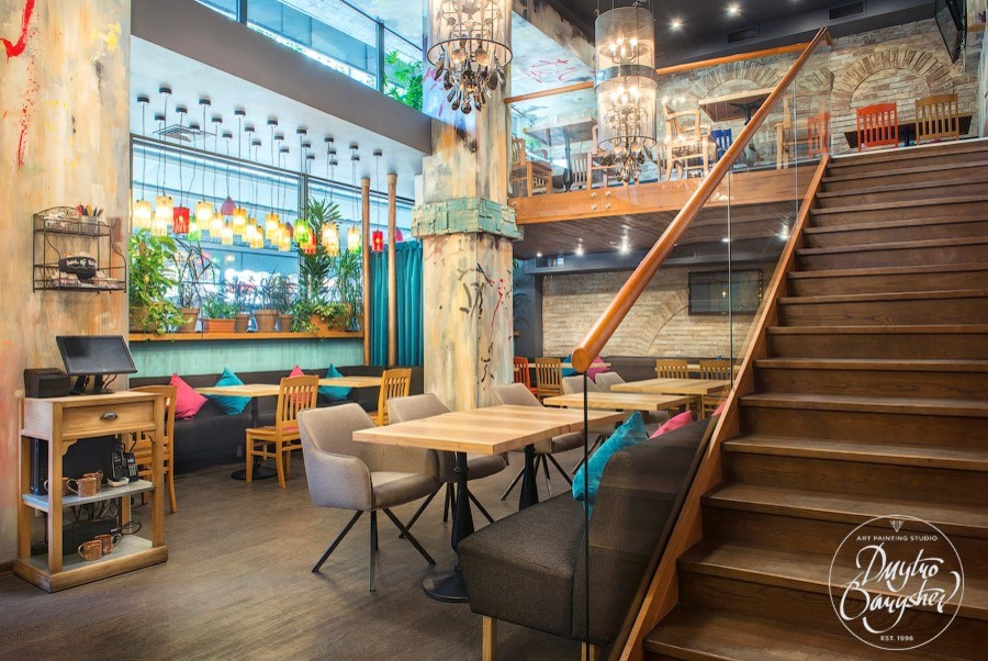 Restaurant "Cup of Rice " , Kiev ,  Ukraine