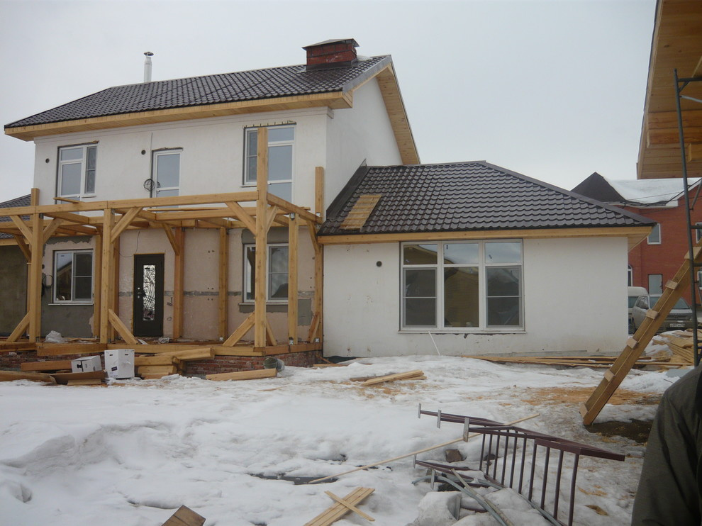 Небольшой уютный участок в "шоколадных" тонах