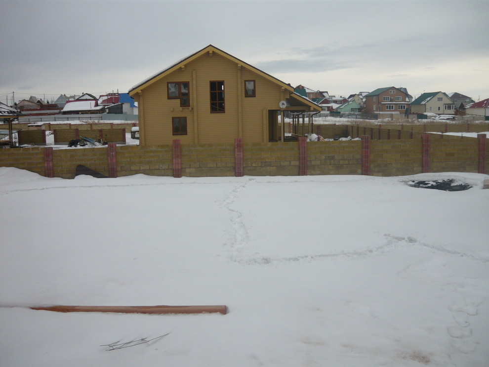 Небольшой уютный участок в "шоколадных" тонах