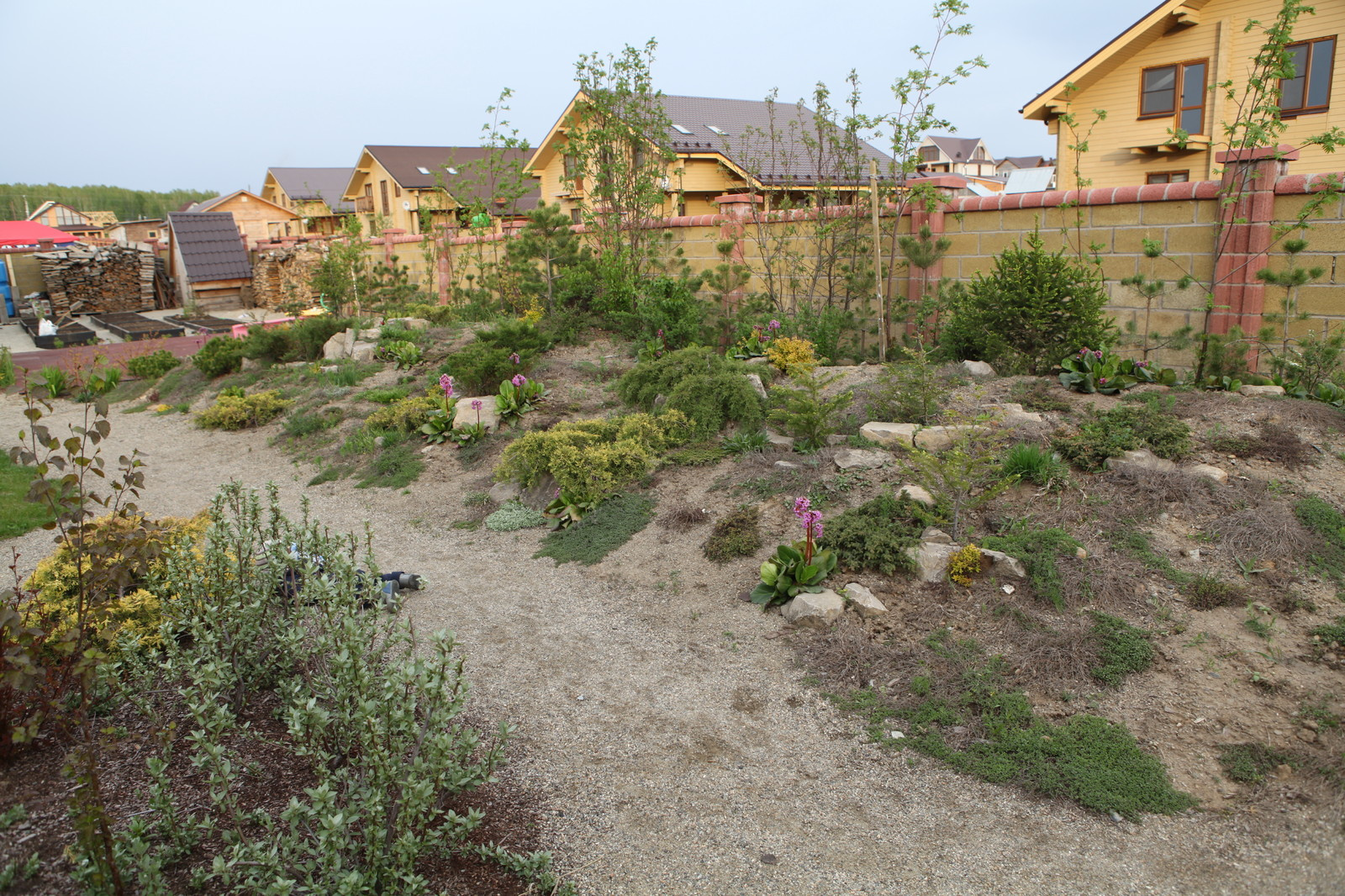 Обложка проекта: Небольшой уютный участок в "шоколадных" тонах