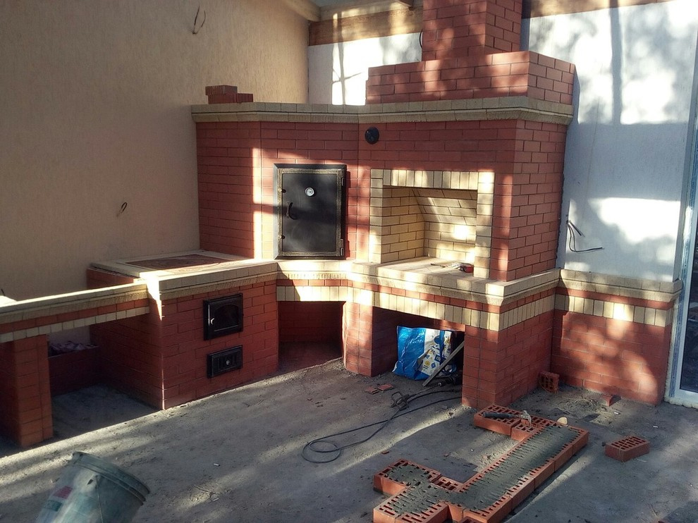 печи в беседках