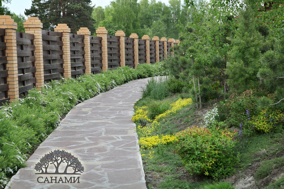 Участок с измененным рельефом