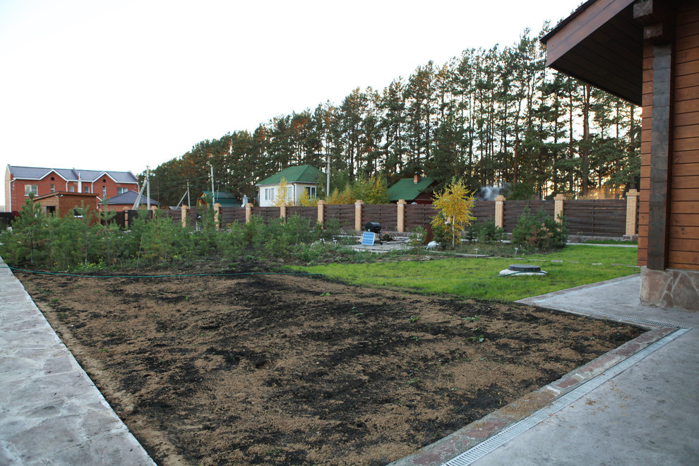 Участок с измененным рельефом