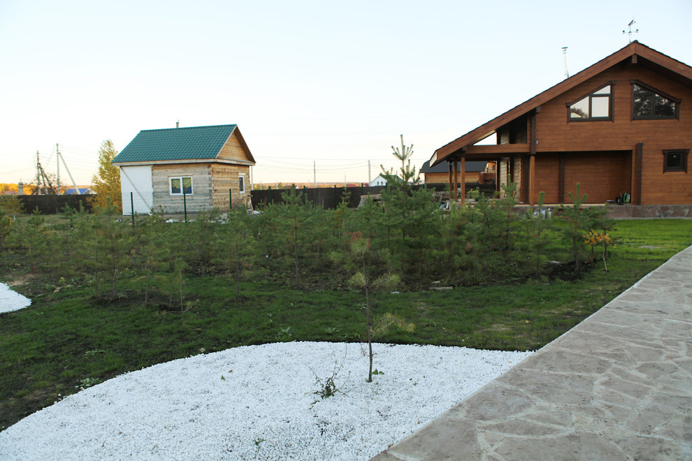 Участок с измененным рельефом