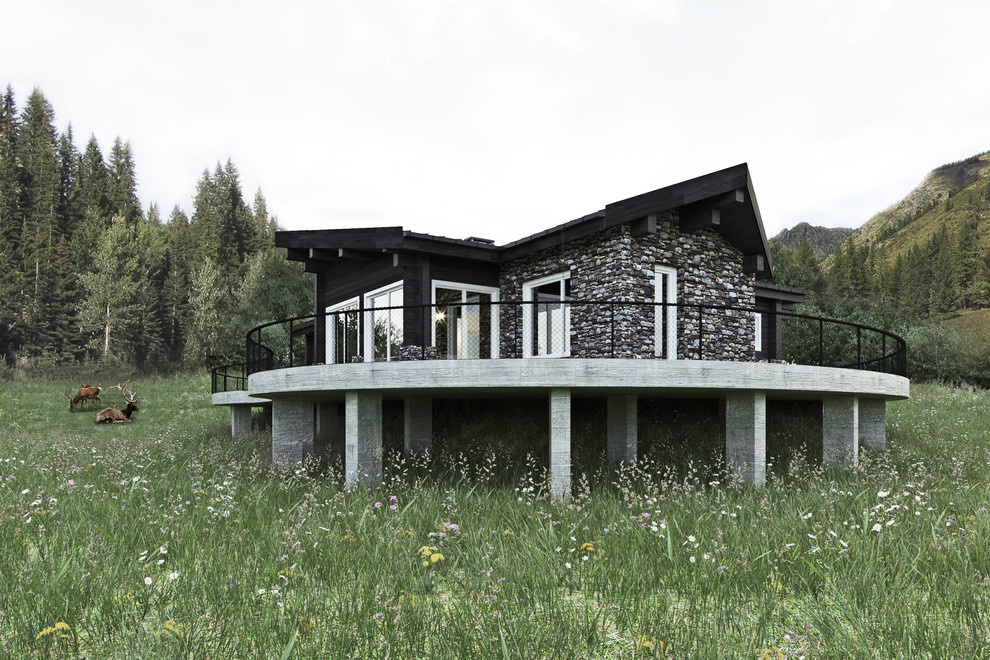 Современное шале 163 м2 на Алтае