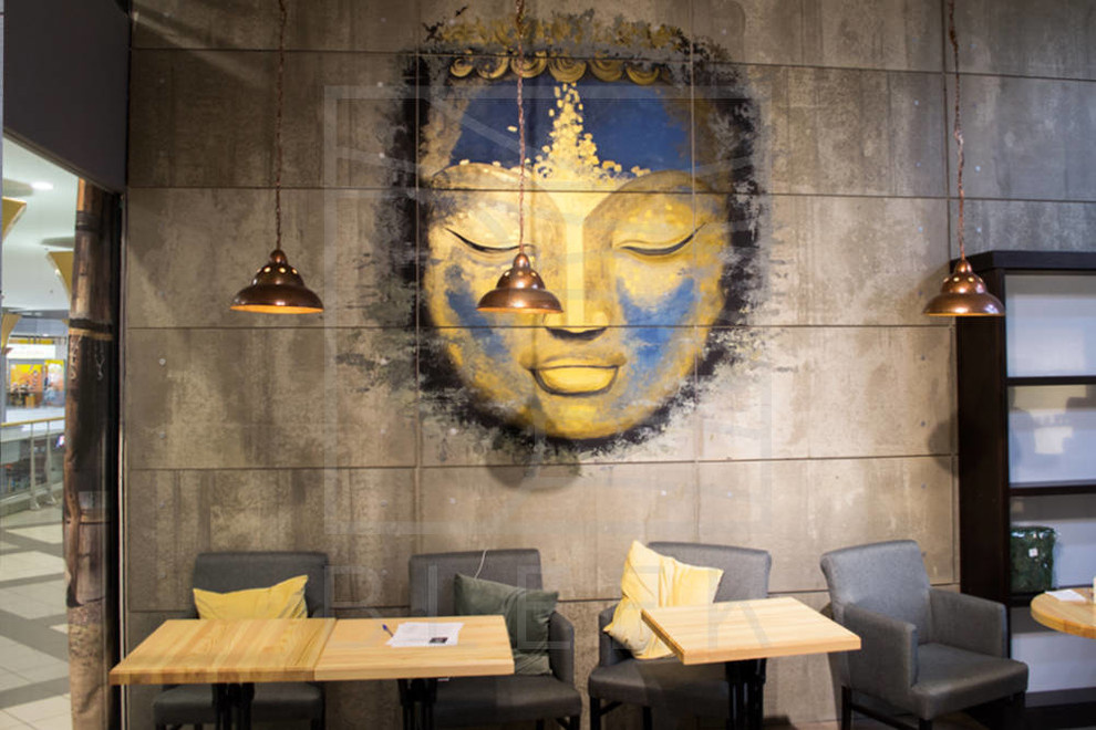 Холл в стиле лофт