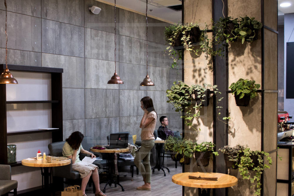 Холл в стиле лофт