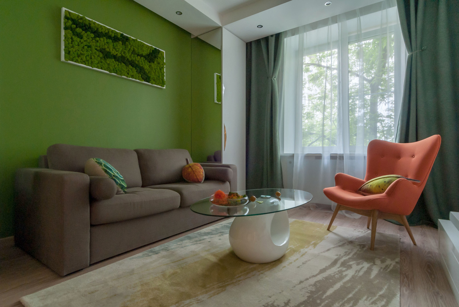 "Акварельная драма" - квартира с яркой индивидуальностью