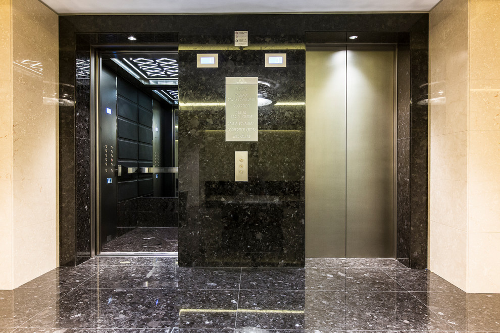 Лифт для роскошного отеля "GALLIA HOTEL" - MILAN, ITALY