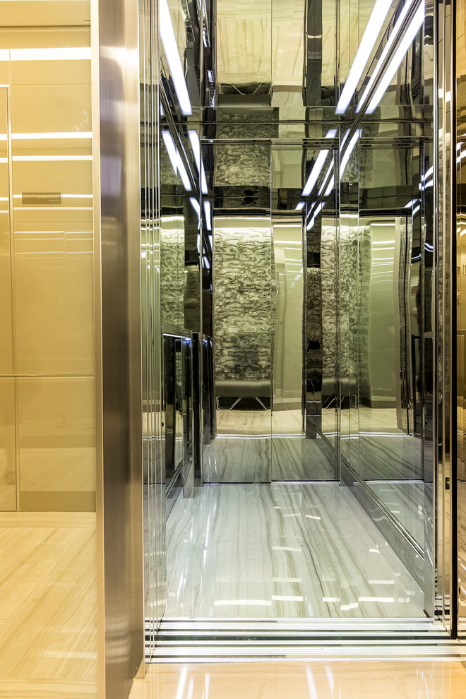 Лифт для роскошного отеля "GALLIA HOTEL" - MILAN, ITALY
