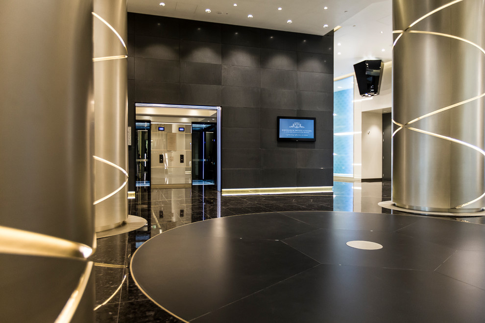 Лифт для роскошного отеля "GALLIA HOTEL" - MILAN, ITALY