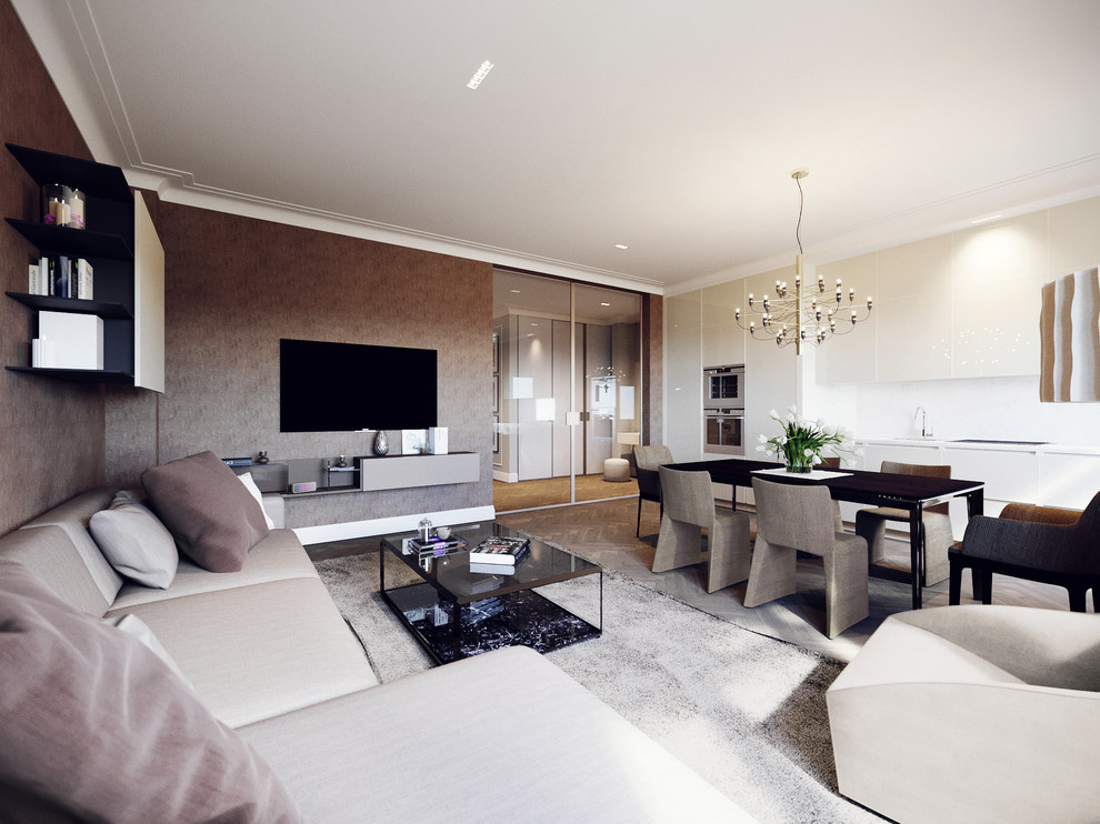 Квартира в современном стиле, Калининград.