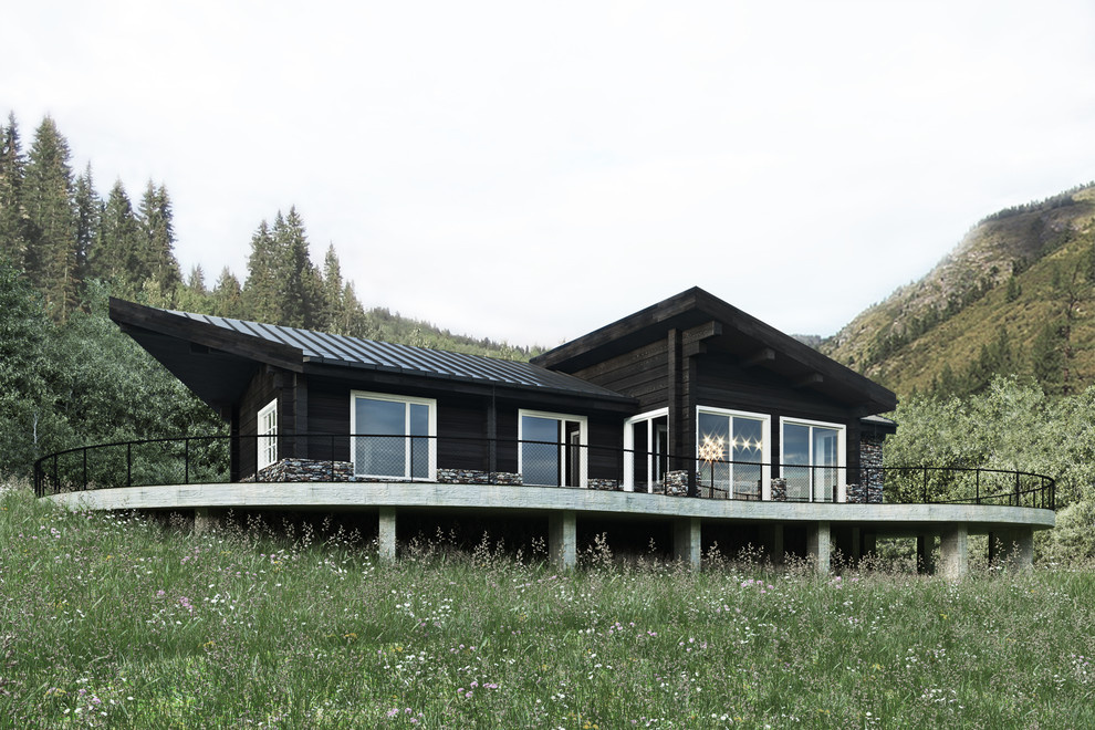 Обложка проекта: Современное шале | 163 м2 на Алтае