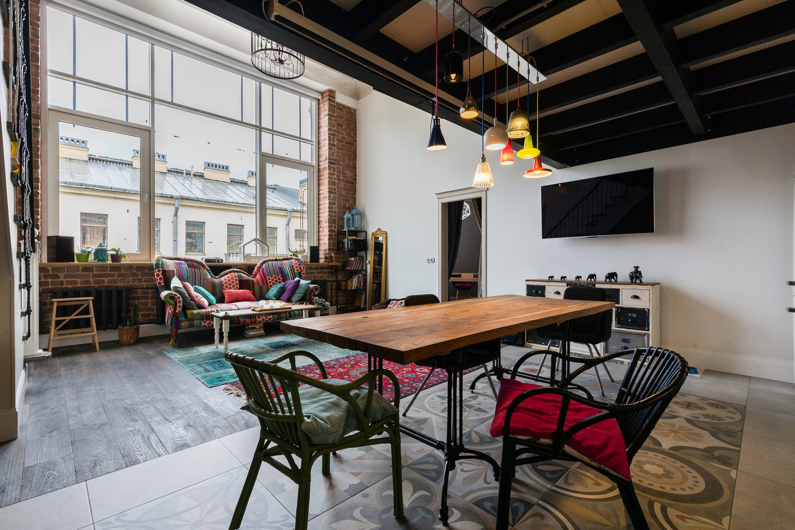 Boho Style 2-level Apartment