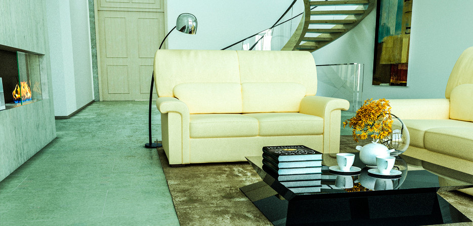 Визуализация гостиной для каталога мебели.