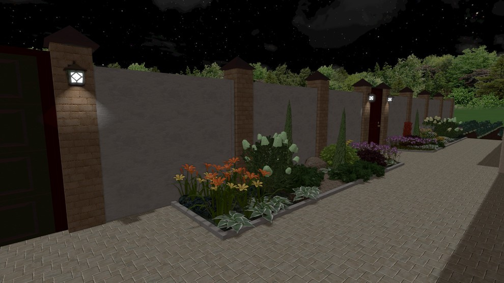 Ландшафтный дизайн проект от компании Каменный Мост.