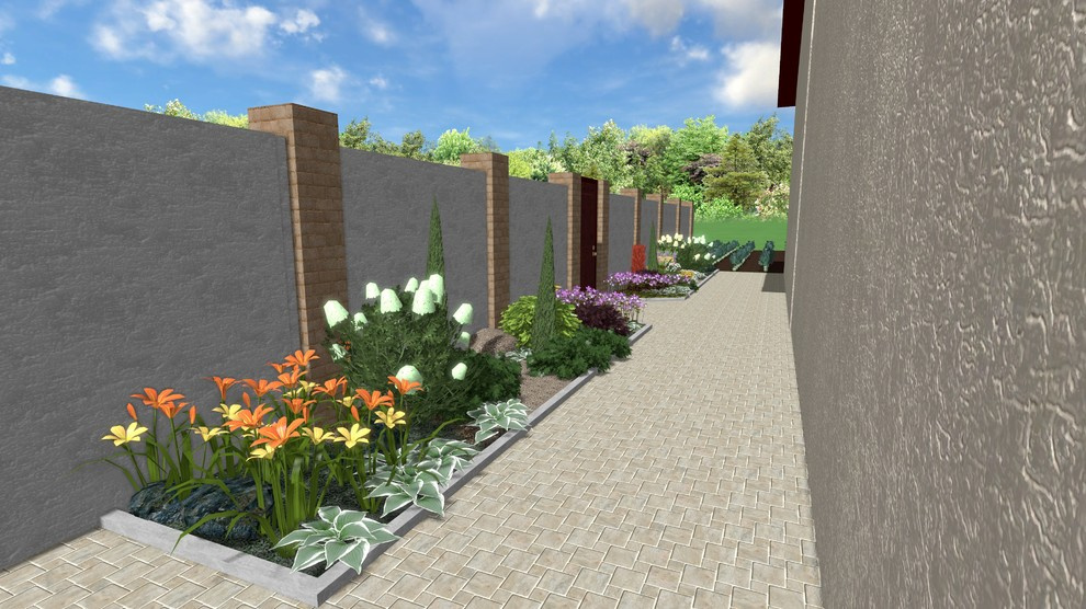 Ландшафтный дизайн проект от компании Каменный Мост.