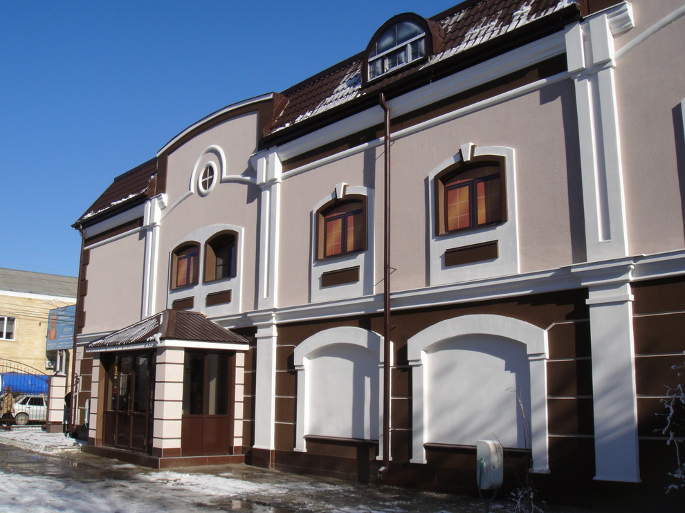 Реконструкция фасада ресторанного комплекса "Алафузов" в г. Ставрополе