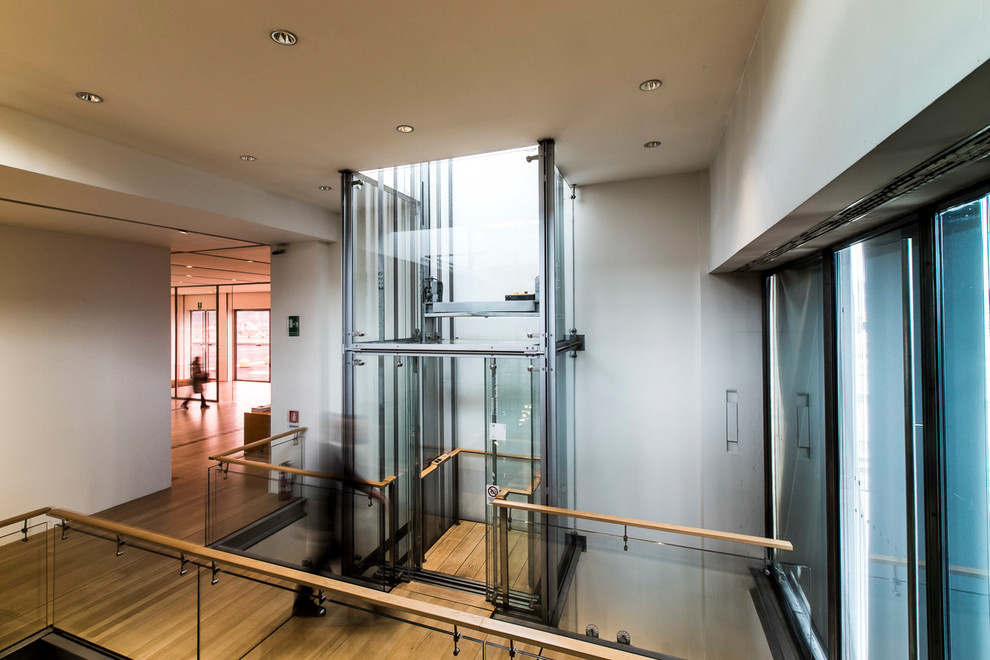 Эксклюзивный стеклянный лифт для Pinacoteca Giovanni e Marella Agnelli - TORINO,