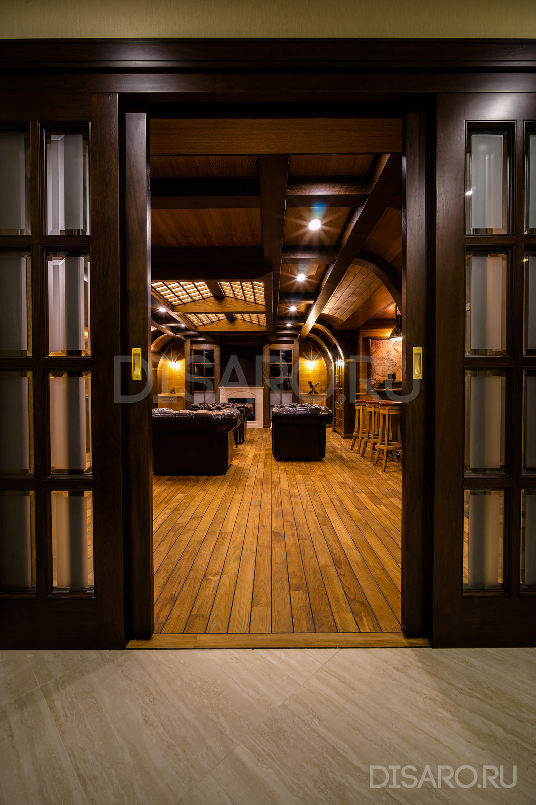 Дизайн и реализация интерьера в стиле корабля