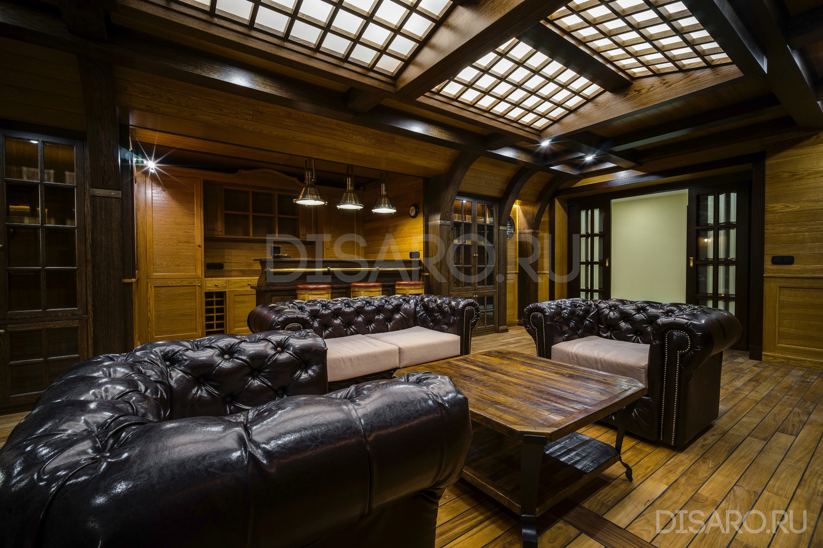 Дизайн и реализация интерьера в стиле корабля