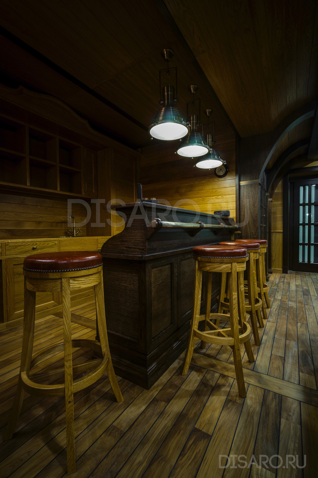 Дизайн и реализация интерьера в стиле корабля