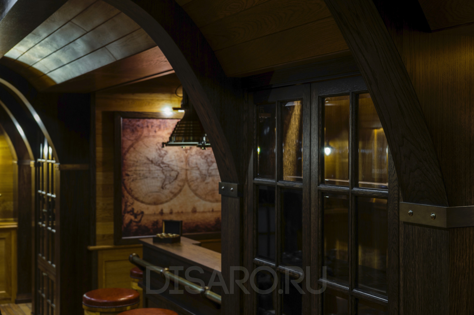 Дизайн и реализация интерьера в стиле корабля