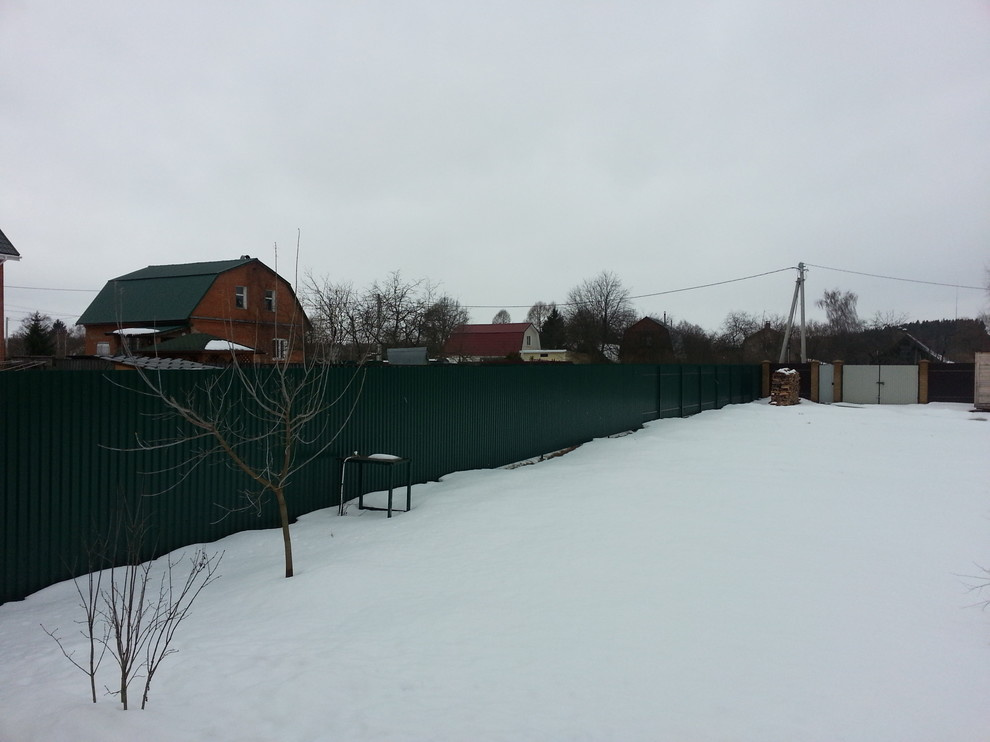 Начальное состояние участка